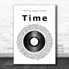 The Alan Parsons Project Time Vinyl Record Song Lyric Poster Print