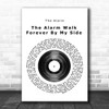 The Alarm The Alarm Walk Forever By My Side Vinyl Record Song Lyric Poster Print