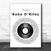 The Who Baba O'Riley Vinyl Record Song Lyric Poster Print
