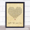 LeAnn Rimes But I Do Love You Vintage Heart Song Lyric Poster Print