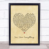 Marvin Gaye You Are Everything Vintage Heart Song Lyric Poster Print