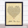 Orleans Still The One Vintage Heart Song Lyric Poster Print