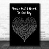 Marvin Gaye Tammi Terrell You're All I Need To Get By Heart Song Lyric Music Wall Art Print