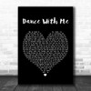 Morgan Evans Dance With Me Black Heart Song Lyric Music Wall Art Print