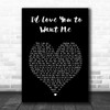 John Holt Id Love You to Want Me Black Heart Song Lyric Music Poster Print