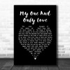 Sting My one and only love Black Heart Song Lyric Music Poster Print