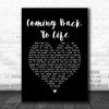 Pink Floyd Coming Back To Life Black Heart Song Lyric Music Poster Print