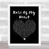 Johnny Cash Rose Of My Heart Black Heart Song Lyric Music Poster Print