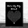 Johnny Cash Rose Of My Heart Black Heart Song Lyric Music Poster Print