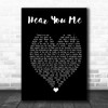 Faith Hill There You'll Be Black Heart Song Lyric Music Poster Print