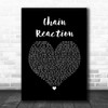 Diana Ross Chain Reaction Black Heart Song Lyric Music Poster Print