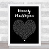 Ed Sheeran Nancy Mulligan Black Heart Song Lyric Music Poster Print