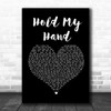 Hootie & the Blowfish Hold My Hand Black Heart Song Lyric Music Poster Print