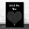 Laura Pergolizzi Lost On You Black Heart Song Lyric Music Poster Print