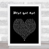 Gloria Estefan here we are Black Heart Song Lyric Music Poster Print