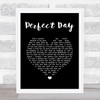 Lou Reed Perfect Day Black Heart Song Lyric Music Poster Print