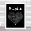 Echosmith Bright Black Heart Song Lyric Music Poster Print
