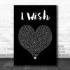 R Kelly I Wish Black Heart Song Lyric Music Poster Print