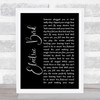 Sia Electric Bird Black Script Song Lyric Music Poster Print