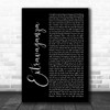 Jamie Foxx Extravaganza Black Script Song Lyric Music Poster Print