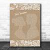 Lukas Graham Love Someone Burlap & Lace Song Lyric Music Poster Print