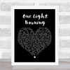 Richie Sambora One Light Burning Black Heart Song Lyric Music Wall Art Print
