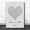The Beautiful South Dream A Little Dream Grey Heart Song Lyric Music Poster Print