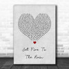Adele Set Fire To The Rain Grey Heart Song Lyric Music Poster Print