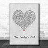 Chris LeDoux This Cowboy's Hat Grey Heart Song Lyric Music Poster Print
