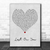 Laura Pergolizzi Lost On You Grey Heart Song Lyric Music Poster Print