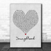 5 Seconds Of Summer Youngblood Grey Heart Song Lyric Music Poster Print
