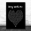 Stay With Me Sam Smith Black Heart Song Lyric Music Wall Art Print Stay With Me Sam Smith Black Heart Song Lyric Music Wall Art Print