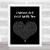 Stereophonics I Wanna Get Lost With You Black Heart Song Lyric Music Wall Art Print