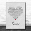 Shawn Mendes Ruin Grey Heart Song Lyric Music Poster Print