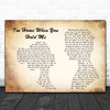 Beans on Toast I'm Home When You Hold Me Man Lady Couple Song Lyric Music Poster Print