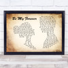 Christina Perri feat. Ed Sheeran Be My Forever Man Lady Couple Song Lyric Music Poster Print