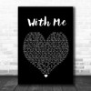 Sum 41 With Me Black Heart Song Lyric Music Wall Art Print