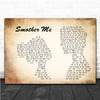 The Used Smother Me Man Lady Couple Song Lyric Music Poster Print