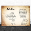 Yazoo Only You Man Lady Couple Song Lyric Music Poster Print