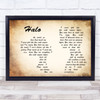 The Cure Halo Man Lady Couple Song Lyric Music Poster Print