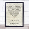 Lord of all hopefulness Jan Struther Script Heart Song Lyric Music Poster Print