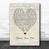 Jimmy Eat World Hear You Me Script Heart Song Lyric Music Poster Print