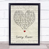 Runrig Every River Script Heart Song Lyric Music Poster Print