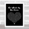 The Waterboys The Whole Of The Moon Black Heart Song Lyric Music Wall Art Print