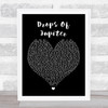 Train Drops Of Jupiter Black Heart Song Lyric Music Wall Art Print