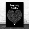 Train Drops Of Jupiter Black Heart Song Lyric Music Wall Art Print