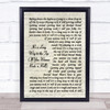 ACDC It's a Long Way to the Top If You Wanna Rock 'n' Roll Vintage Script Lyric Music Poster Print
