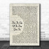 The Cure From The Edge Of The Deep Green Sea Vintage Script Song Lyric Music Poster Print