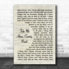 John Denver Take Me Home, Country Roads Vintage Script Song Lyric Music Poster Print