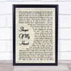 Backstreet Boys Shape Of My Heart Vintage Script Song Lyric Music Poster Print